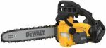   DeWalt 54V XR felső fogantyús 35cm láncfűrész akkumulátor és töltő nélkül